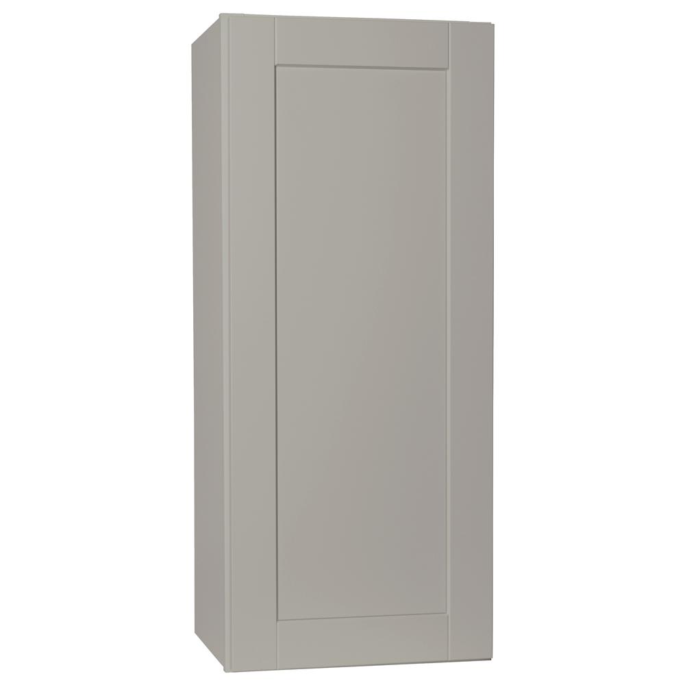 Shaker Assembled 18x42x12 in. Wall Kitchen Cabinet in Dove Gray
