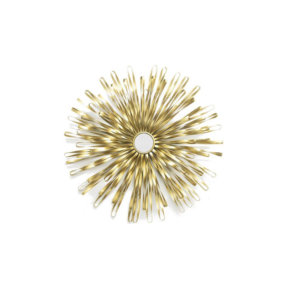 Home Decorators Collection Golden Sunburst Gold Metal Wall Sculpture ...