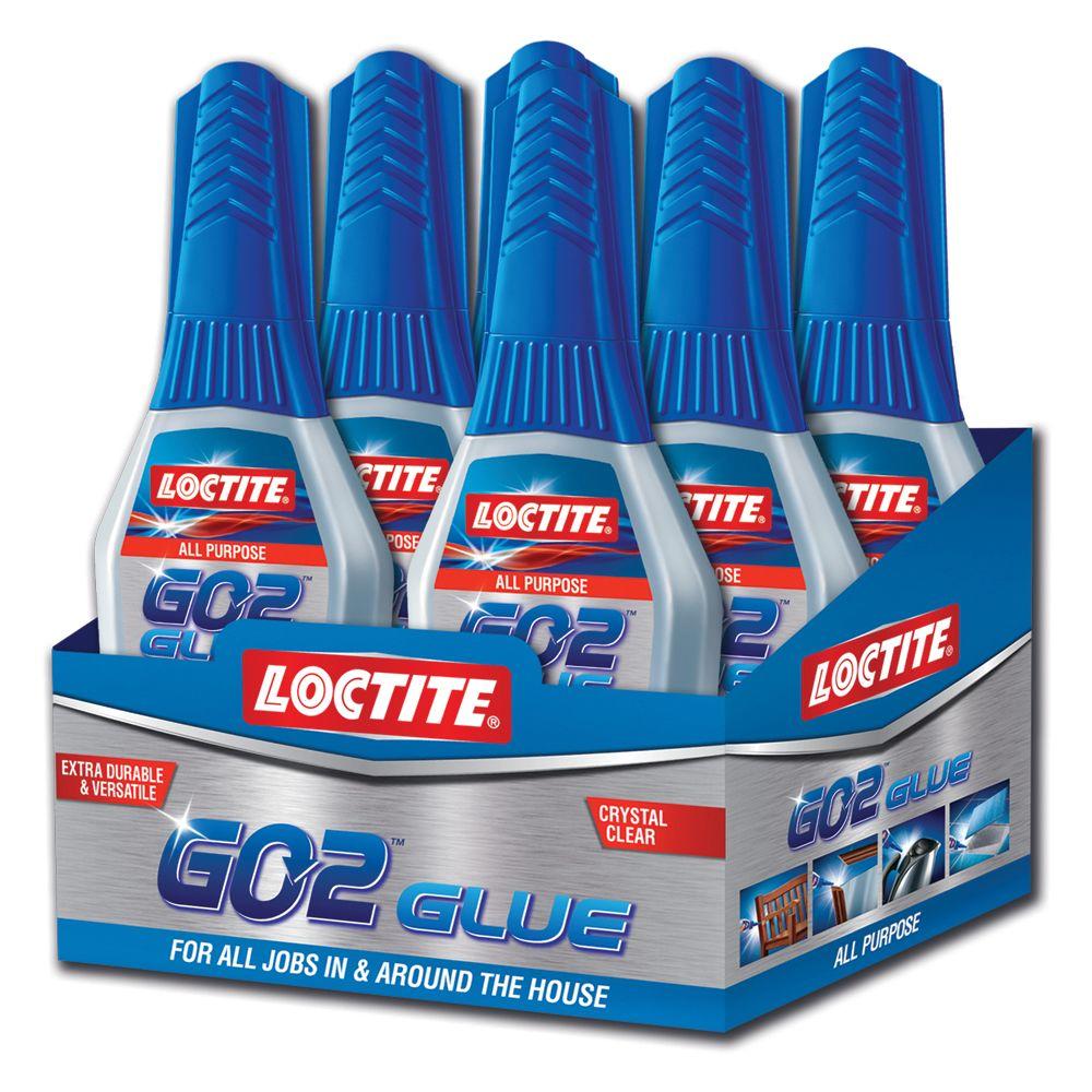 Loctite 3.5 fl. oz. GO2 Glue (6Pack)1624412 The Home Depot