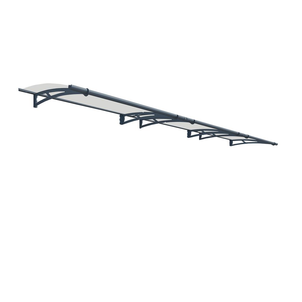 Palram Aquila 4500 14 Ft 9 In Clear Door Canopy Awning