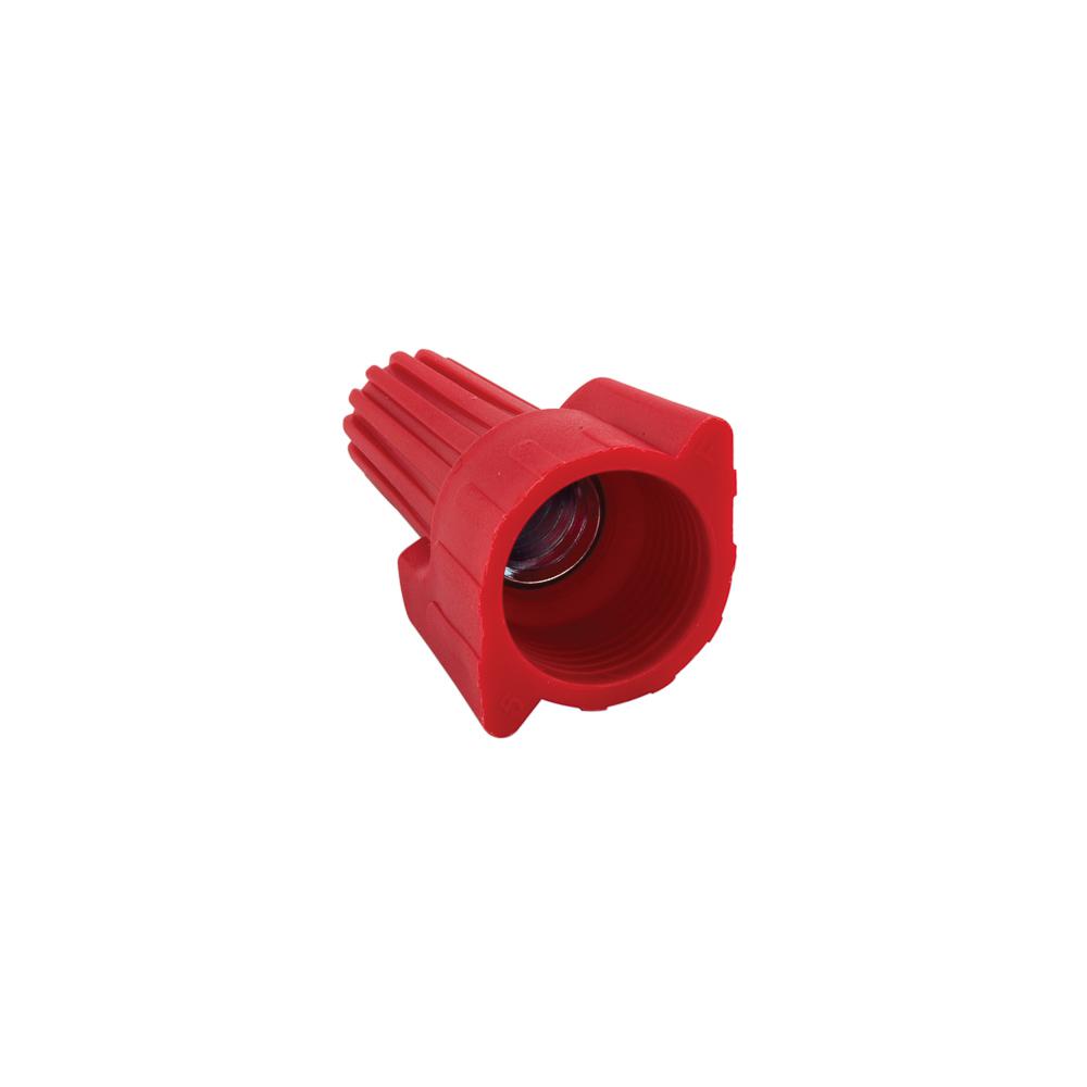 Bag of 500 Red 18-8 AWG Wire Range Easy-Twist Winged Wire Connector 600V Standard Type