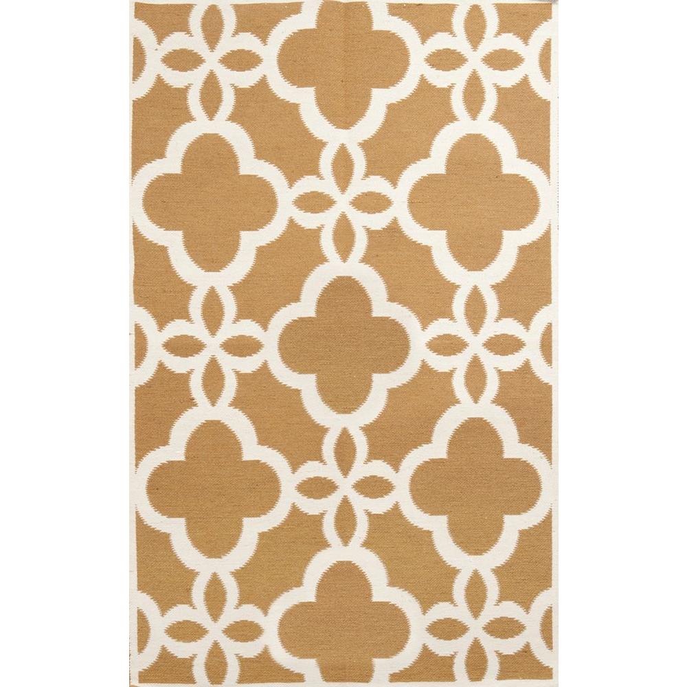 Bahar Yellow/Cream 3 ft. 6 in. x 5 ft. 6 in. Indoor/Outdoor Area Rug