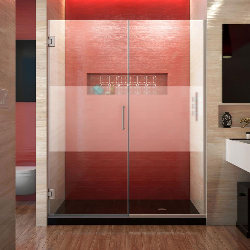 Dreamline Unidoor Plus 57 5 To 58 In X 72 Frameless Hinged Dreamline Unidoor Plus 57 5 To 58 In X 72 Frameless Hinged Shower Door