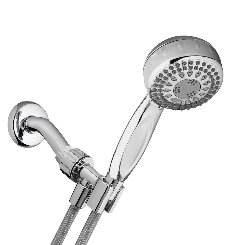 Waterpik Original 5 Spray Hand Held Showerhead Shower Massage In Original 5 Spray Hand Held Showerhead Shower Massage In Chrome