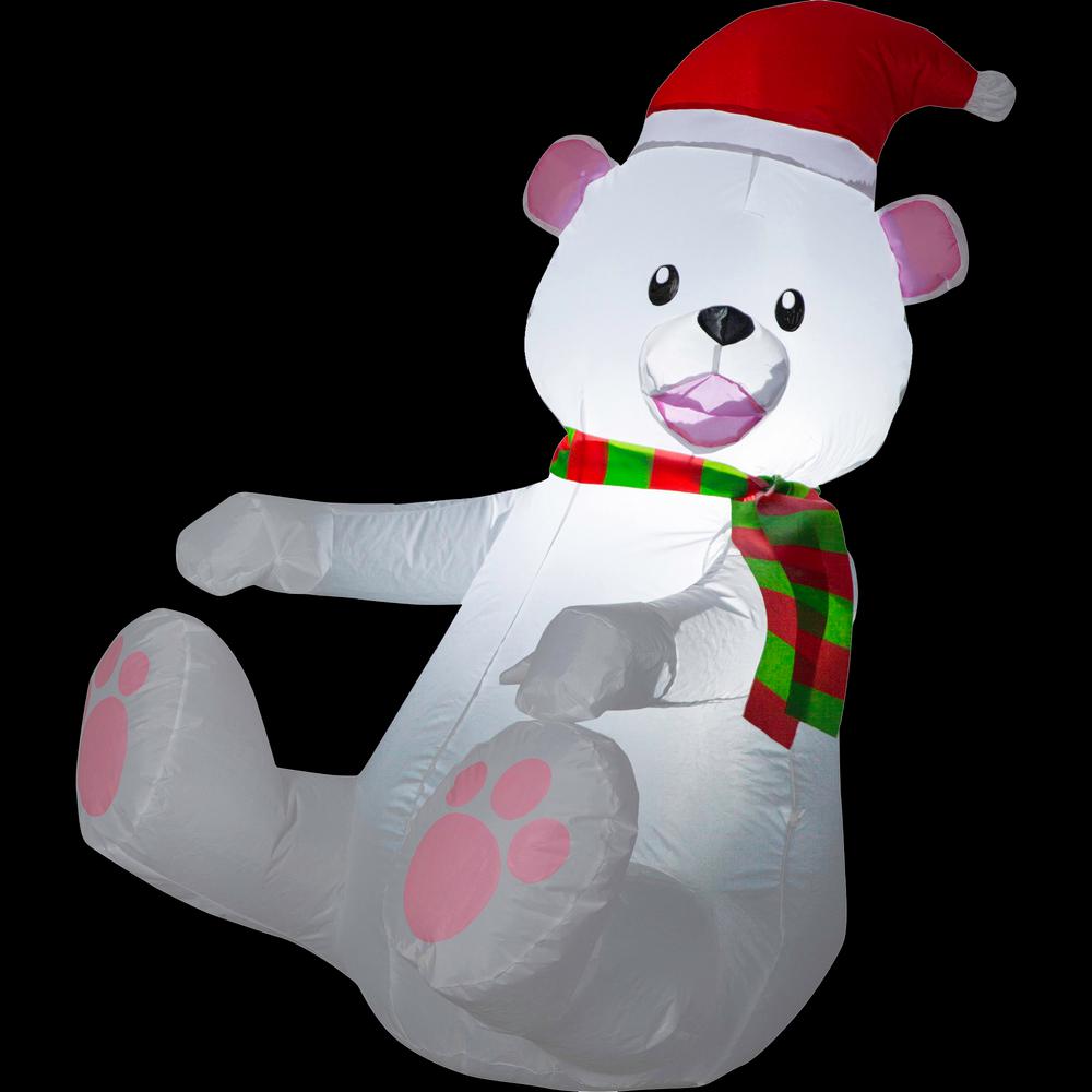 airblown inflatable polar bear