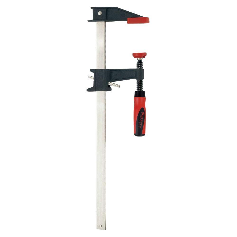 BESSEY H-Style Pipe Clamp Fixture Set for 1/2 in. Black Pipe-BPC-H12 ...