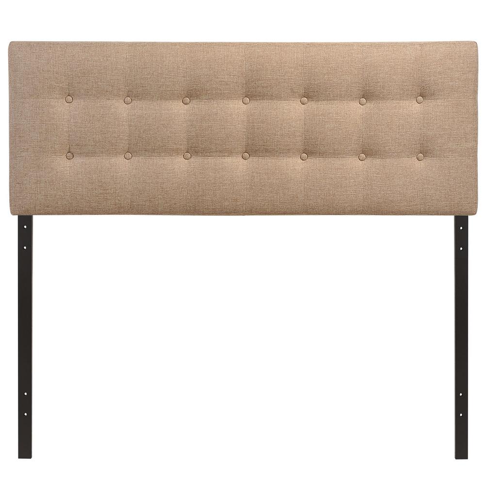 MODWAY Emily Beige Full Upholstered Fabric Headboard-MOD-5172-BEI - The ...