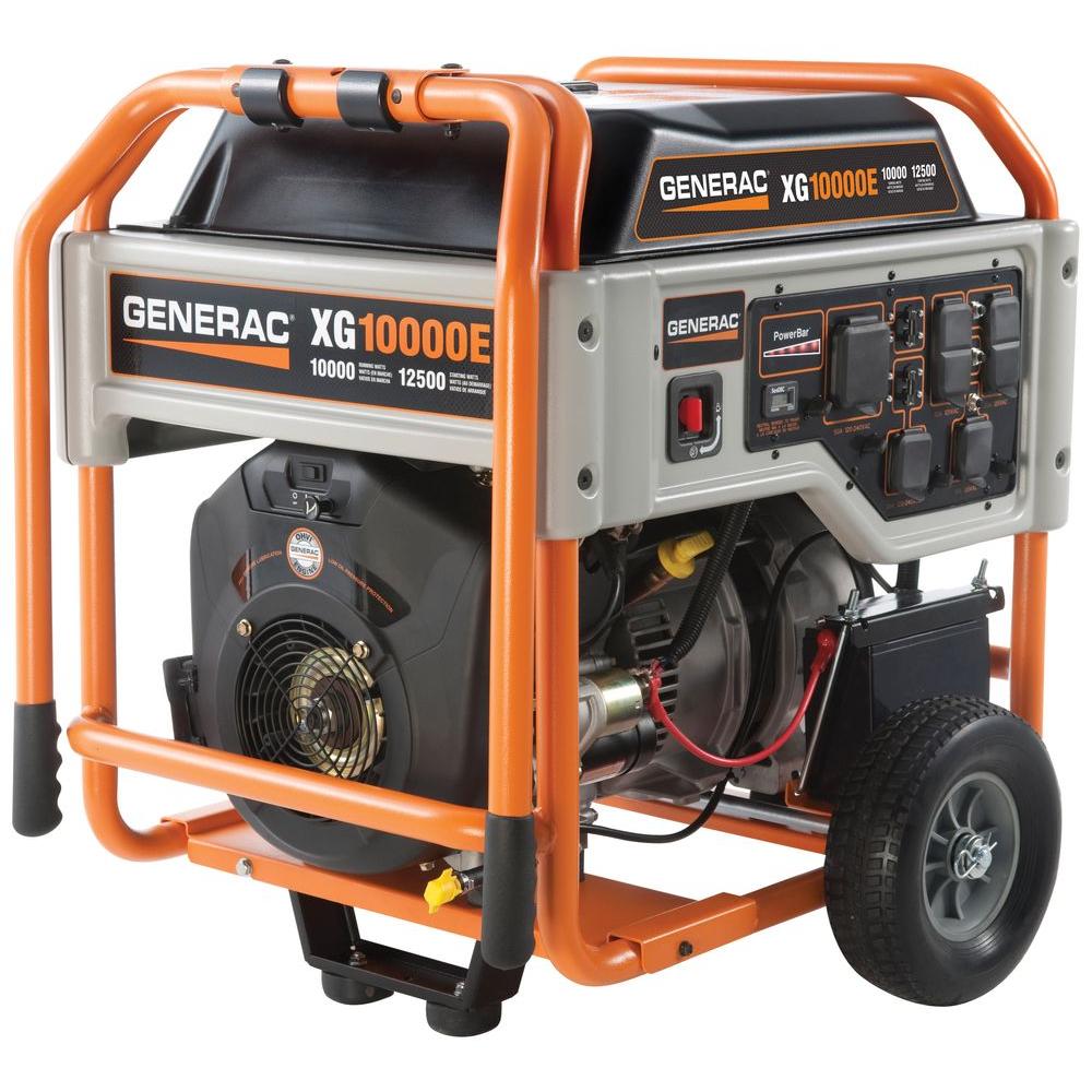 Generac 15,000-Watt Gasoline Powered Portable Generator with OHVI ...