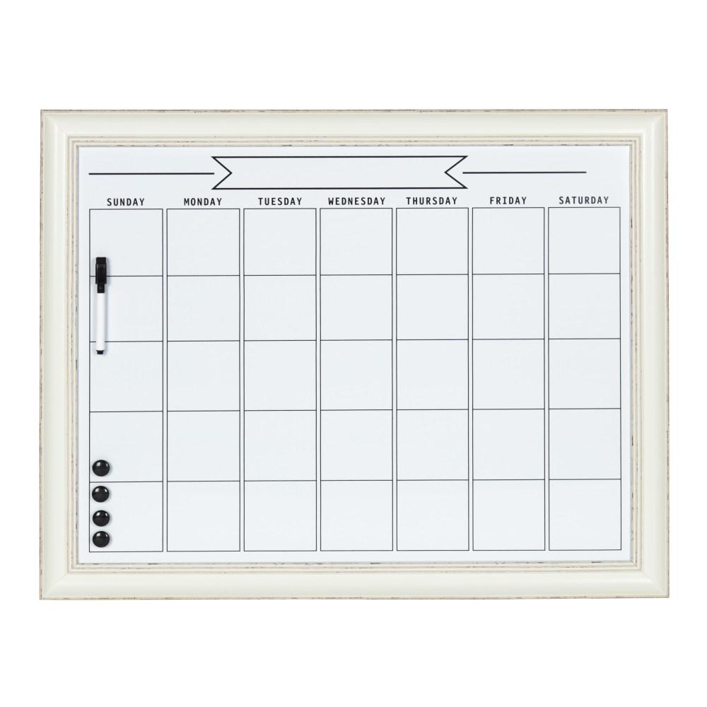 DesignOvation Macon Monthly Dry Erase Calendar Memo Board211681 The