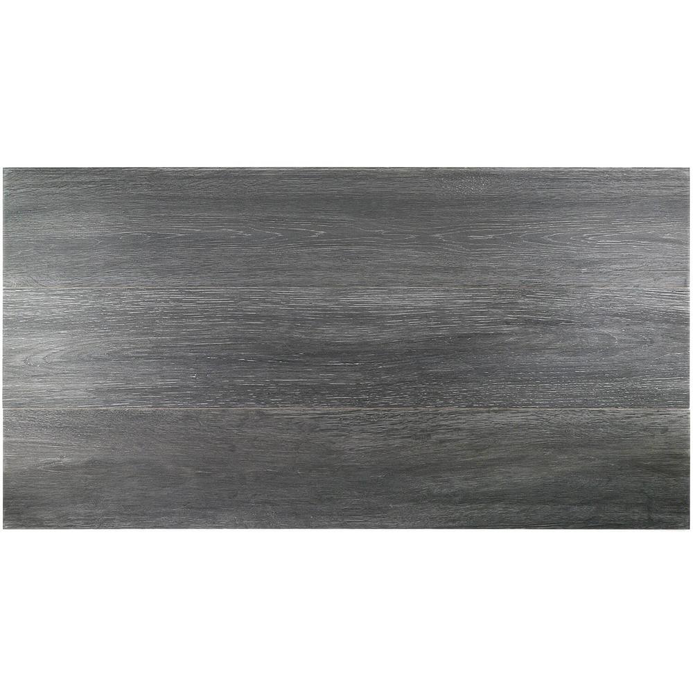 Ivy Hill Tile Helena Dark Gray 8 In X 45 10mm Natural Wood Look Porcelain Floor And Wall 5 Pieces 12 26 Sq Ft Box Ext3rd101051 The Home Depot Ivy Hill Tile Helena Dark Gray 8 In X