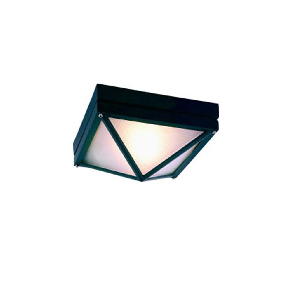 Black Bel Air Lighting Outdoor Flush Mount Lights Stewart 1 Light Outdoor Black Incandescent Flush Mount Bel Air Lighting