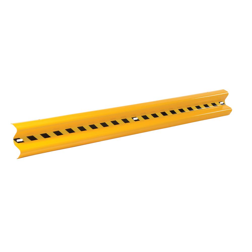 Vestil 135 inch Yellow Steel Guard Rail with 2-Drop-in Style Brackets and... by Vestil