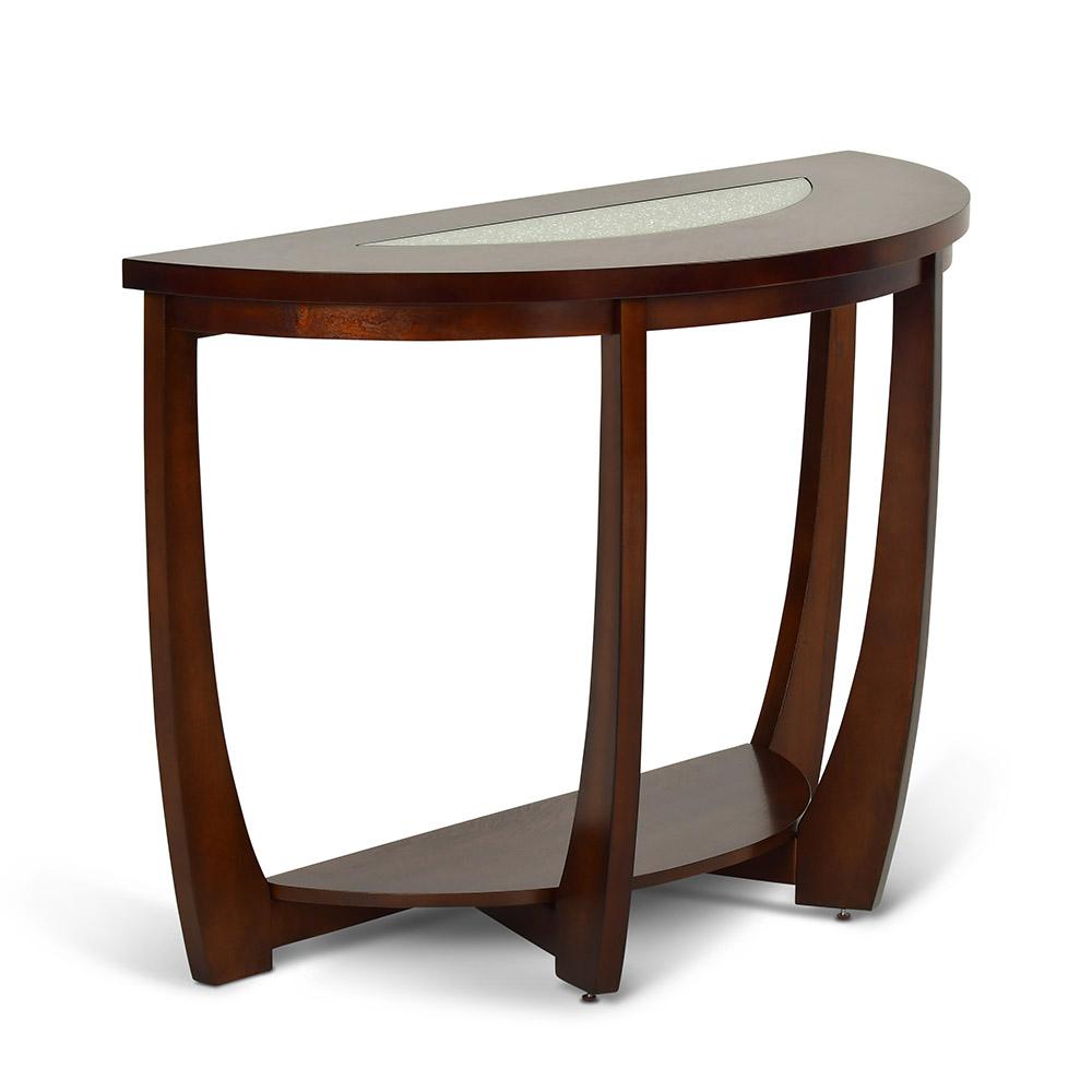 Half Circle Brown Glass Entryway Tables Entryway Furniture