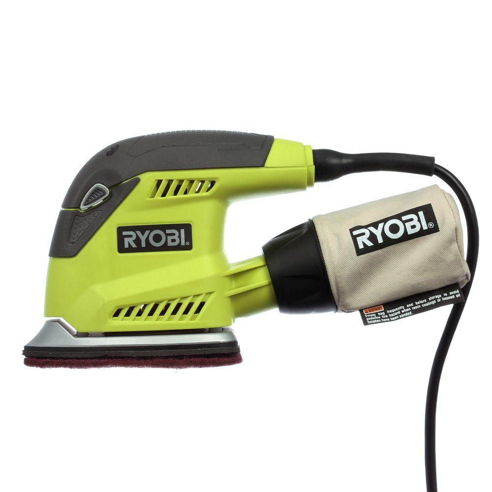 Ryobi Corner Cat Sander Power 1.2 Amp Tool Detail Sanding Corded