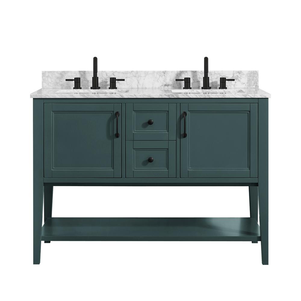 Green 48 Inch Vanities Bathroom Vanities Bath The Home Depot