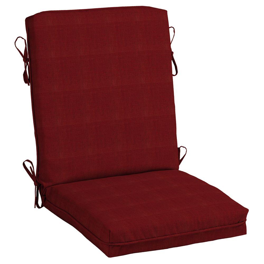 Hampton Bay Chili Outdoor Dining Chair Cushion-FF73336B-9D5 - The Home