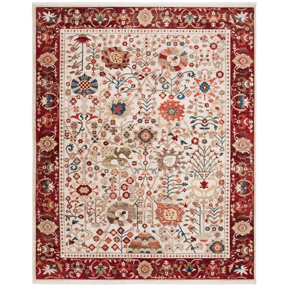 Safavieh Kashan Ivory Red 9 Ft X 12 Area Rug - Safavieh Ivory And Red Area Rug Safavieh Kashan Ivory Red 9 Ft X 12 Area Rug - Safavieh Ivory And Red Area Rug