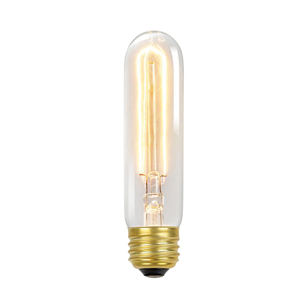 Globe Electric 01322 60 Watt Vintage Edison T10 Radio Tube Incandescent Filament Light Bulb