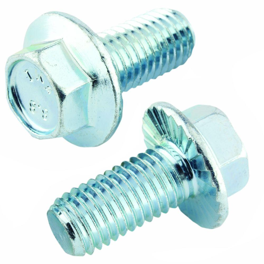 hex head bolt with built in washer