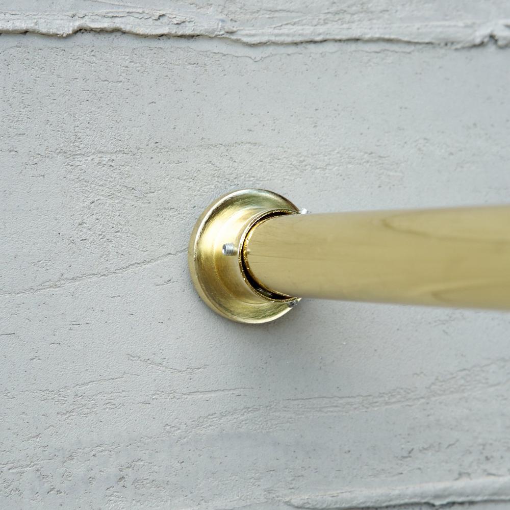 Roomdividersnow 120 In 150 Premium Tension Curtain Rod 150 In Premium Tension Curtain Rod Gold