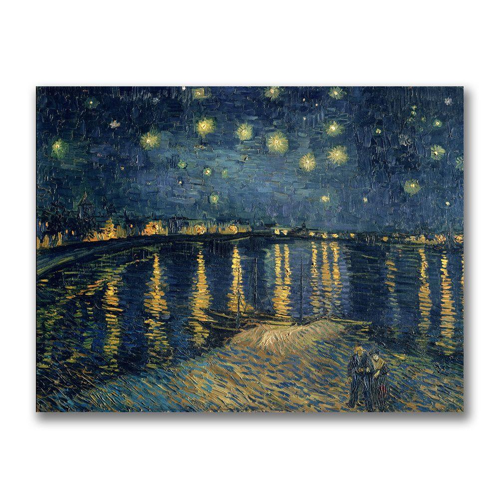 24 In X 32 In The Starry Night Ii Canvas Art