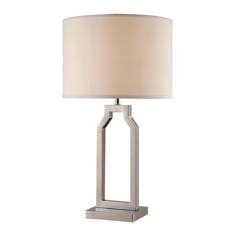 UPC 736916639194 product image for Bel Air Lighting 26.5 in. Polished Chrome Indoor Table Lamp with Metal Base | upcitemdb.com