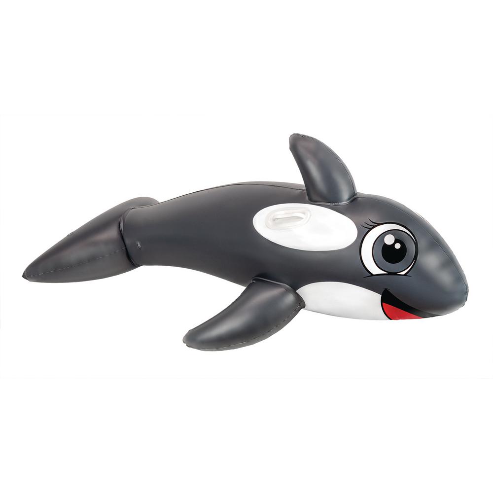 inflatable orca pool toy