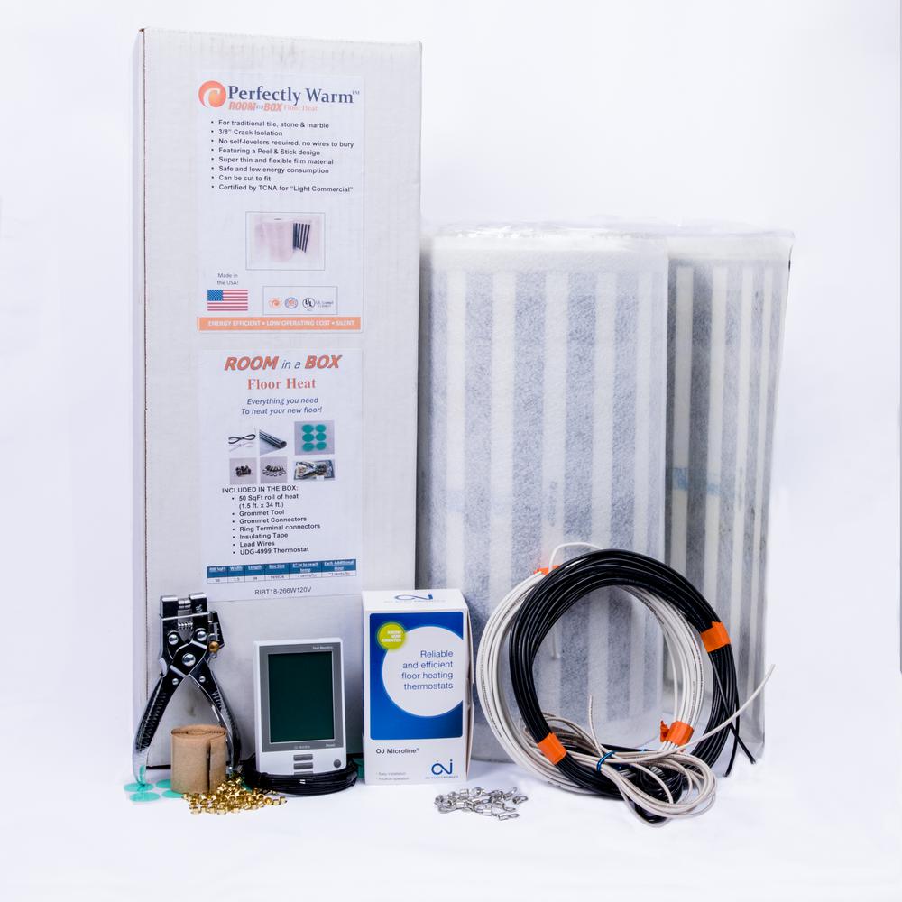 Floorheat Room In A Box 34 Ft X 18 In Anti Fracture Heat Film