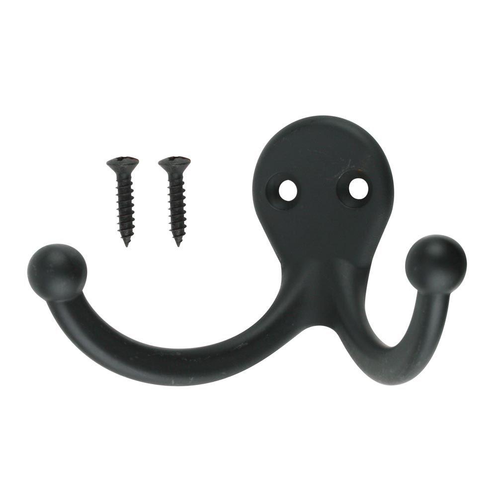 MOEN Voss Double Robe Hook in Oil Rubbed BronzeYB5103ORB The Home Depot