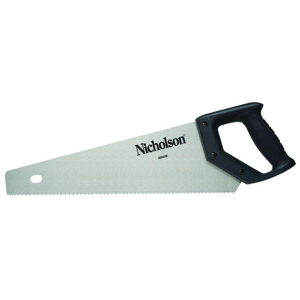 Nicholson 15 in. Hand Saw with Plastic Handle-NS503N - The Home Depot