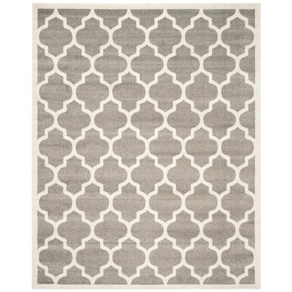 Safavieh Amherst Dark Gray Beige 9 Ft X 12 Indoor Outdoor Area Rug