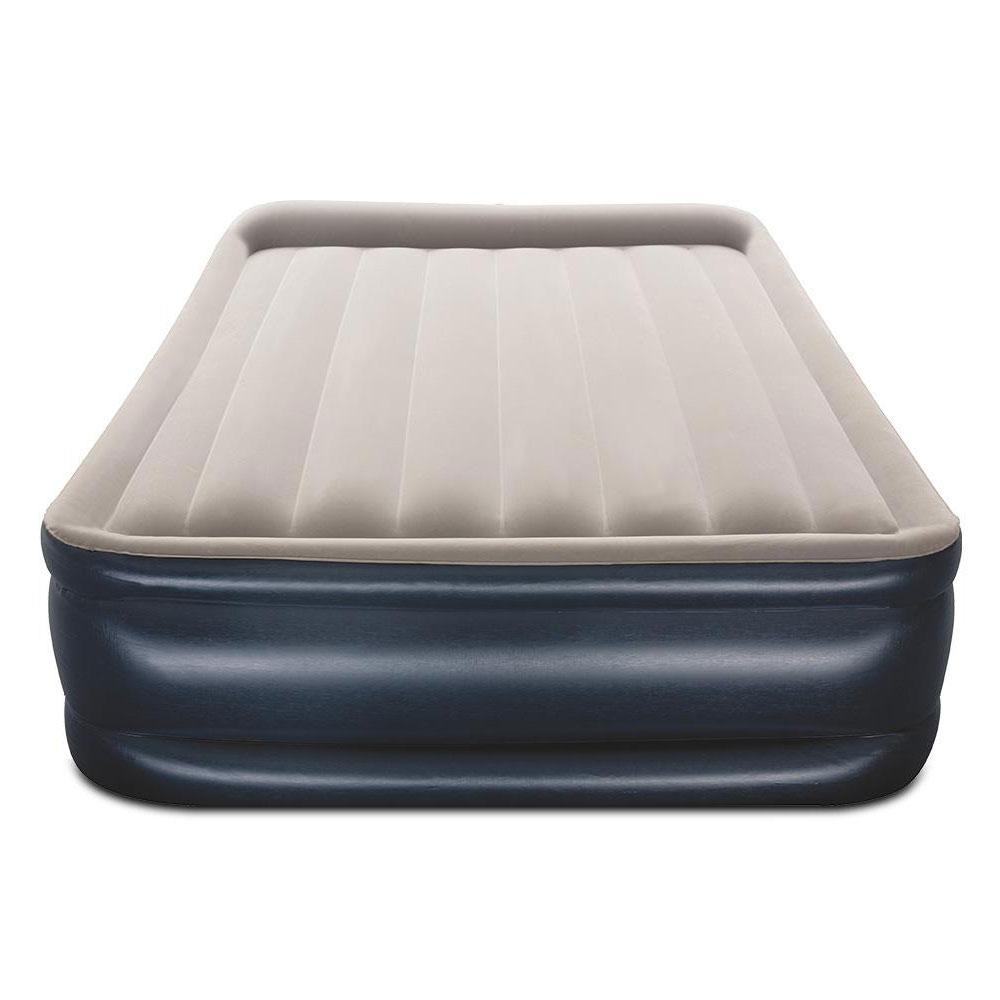 UPC 821808676316 product image for Bestway Queen 18 in. Tritech Inflatable Air Mattress with Built-in AC Pump | upcitemdb.com