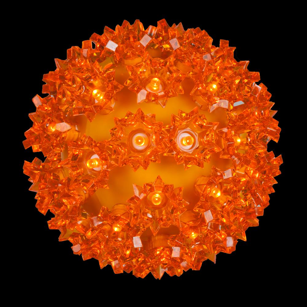 Wintergreen Lighting 7 5 In 120 Light Led Orange Decorative Light Led Orange Decorative