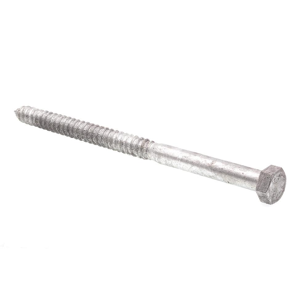 5//8 X 8 30 pcs Hex Head Lag Screw Bolts Steel Hot Dip Galvanized