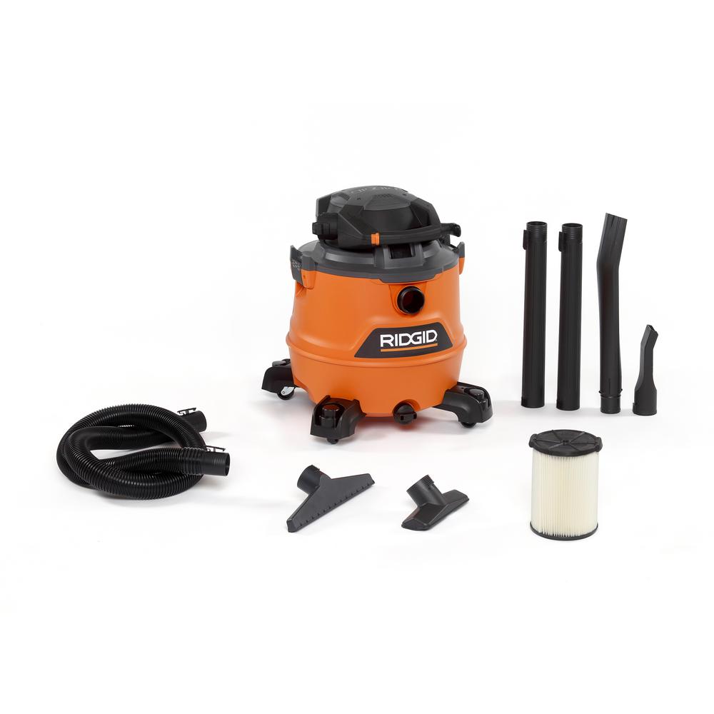 ridgid nxt hose vacuum peak gal hp wet dry filter accessories detachable blower