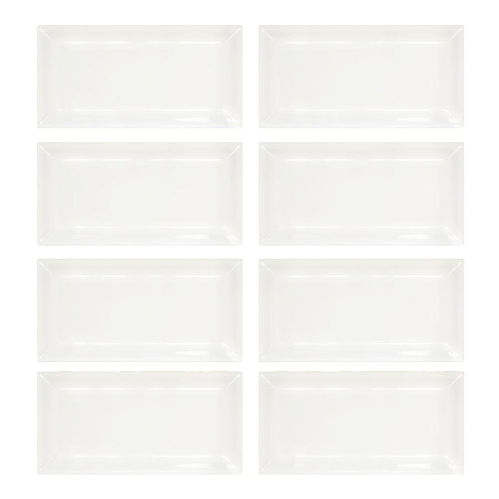 Bathroom 3x6 Tile Flooring The Home Depot Allegro Beveled 3