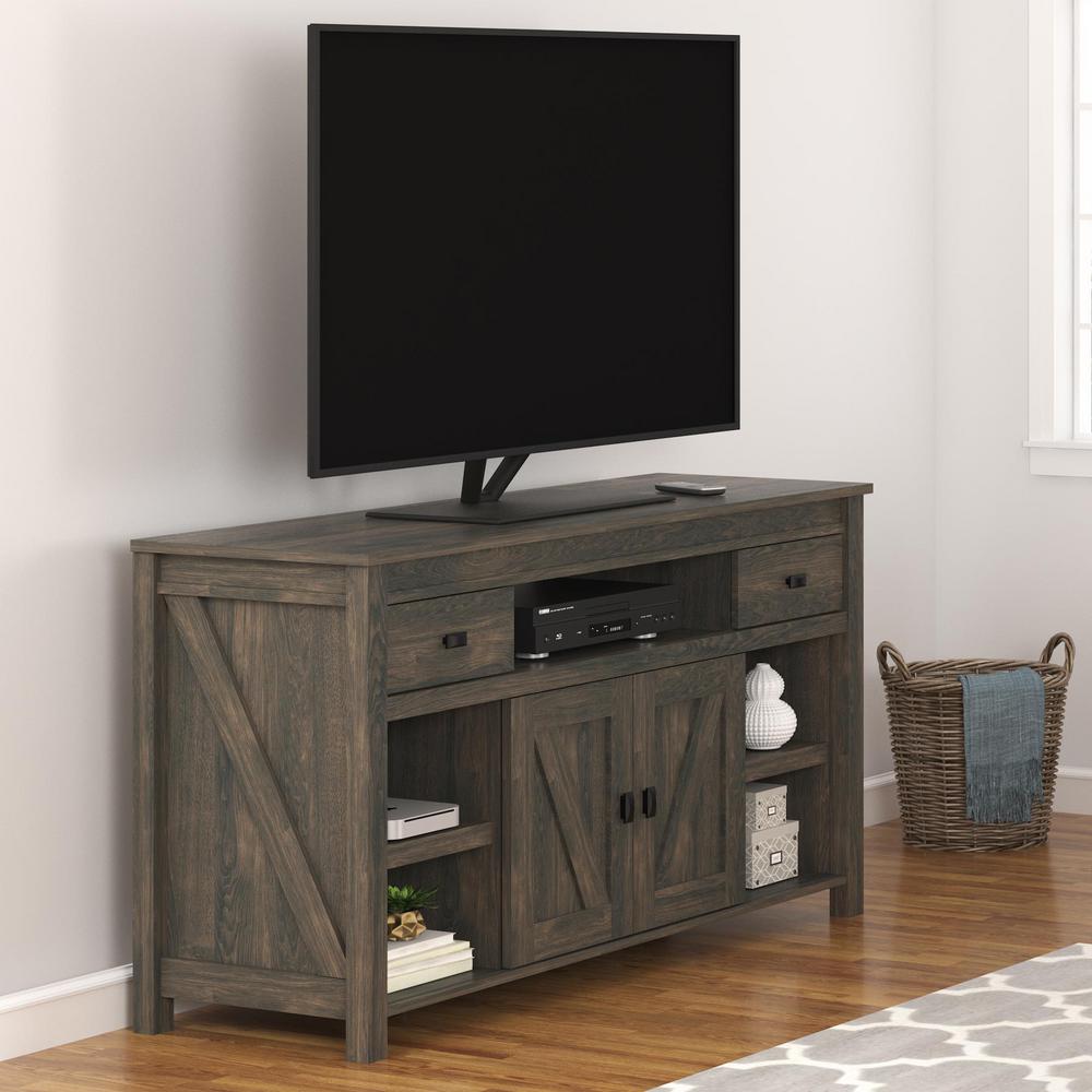 Ameriwood Farmington Weathered Oak 60 In Tv Stand