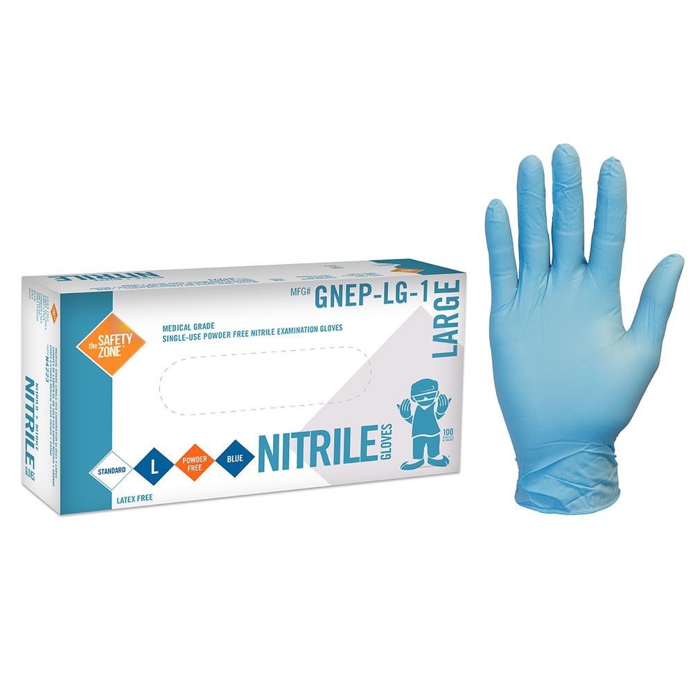 nitrile medical exam gloves