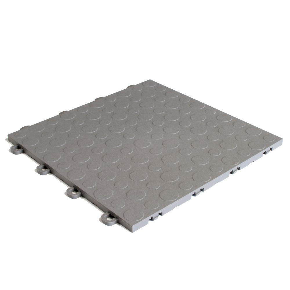 Blocktile 12 In X 12 In Modular Interlocking Garage Floor Tiles