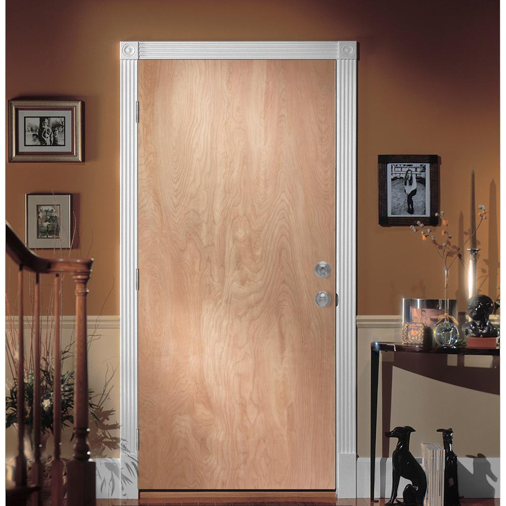 Jeld Wen 28 In X 80 In Hardboard Flush Unfinished Solid Core