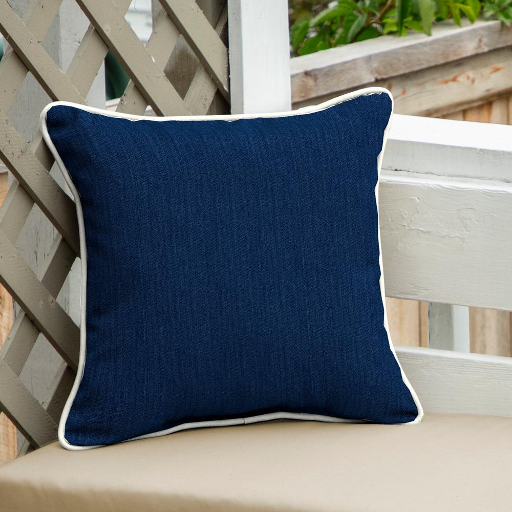 Home Decorators Collection Sunbrella Spectrum Indigo Square