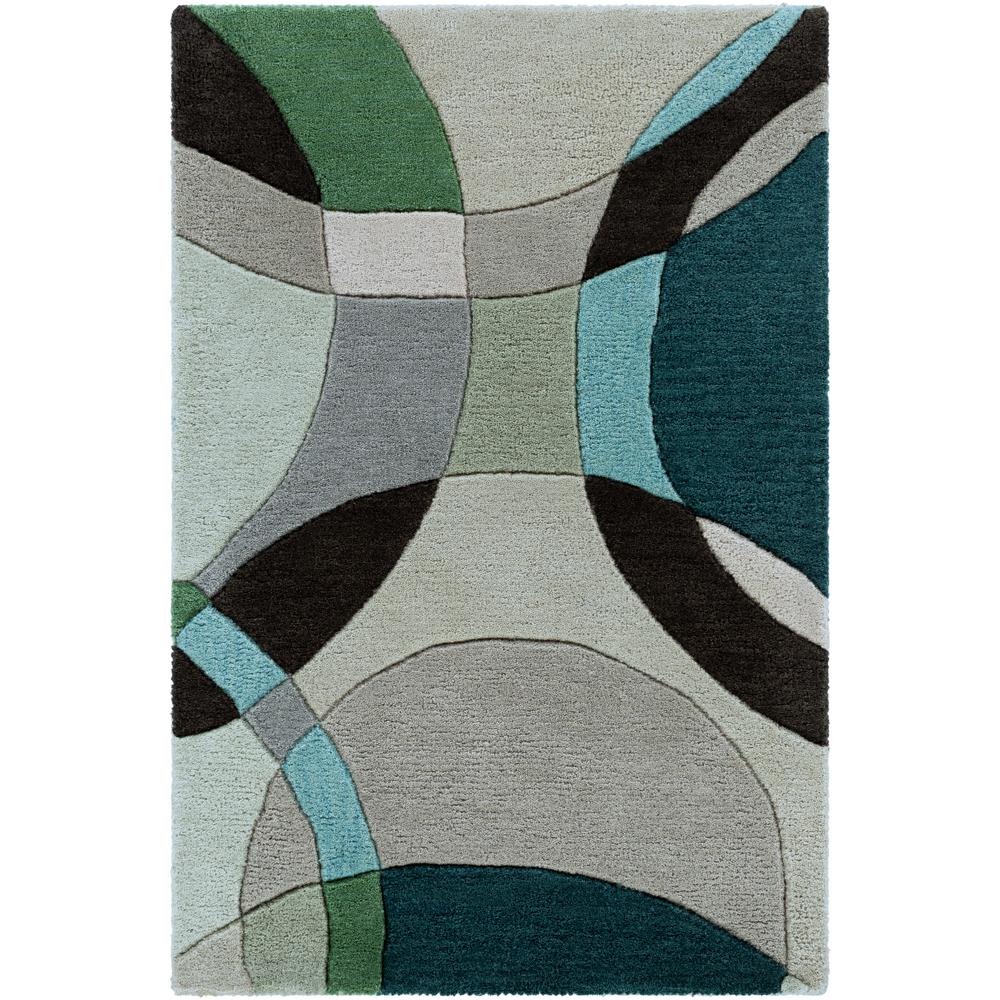 Artistic Weavers Seletar Hunter Green 4 ft. x 6 ft. Geometric Area Rug
