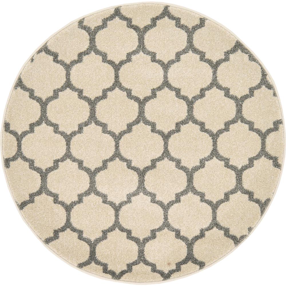 Unique Loom Trellis Beige 3 X Round Rug 3125015 The Home Depot Unique Loom Trellis Beige 3 X Round Rug