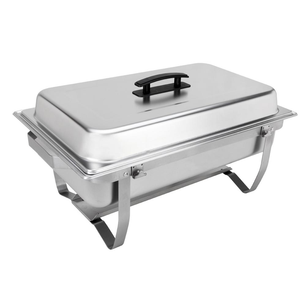 Sterno Foldable Frame Buffet Chafer Set (8-Pack)