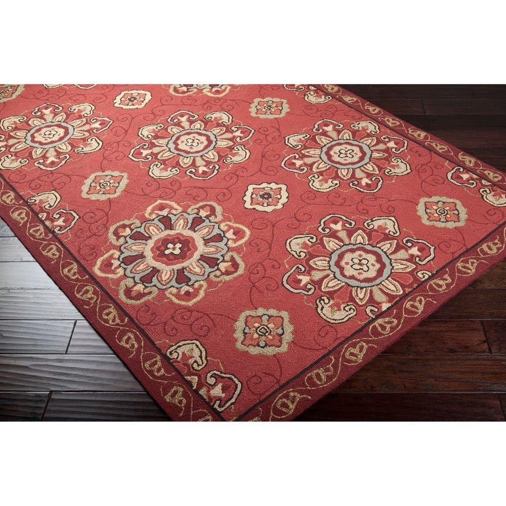 Red 8 X 10 Outdoor Rugs Rugs The Home Depot