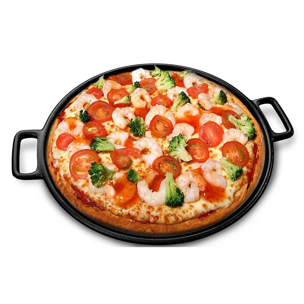 Home Complete 14 In Cast Iron Pizza Pan Hw031125 The Home