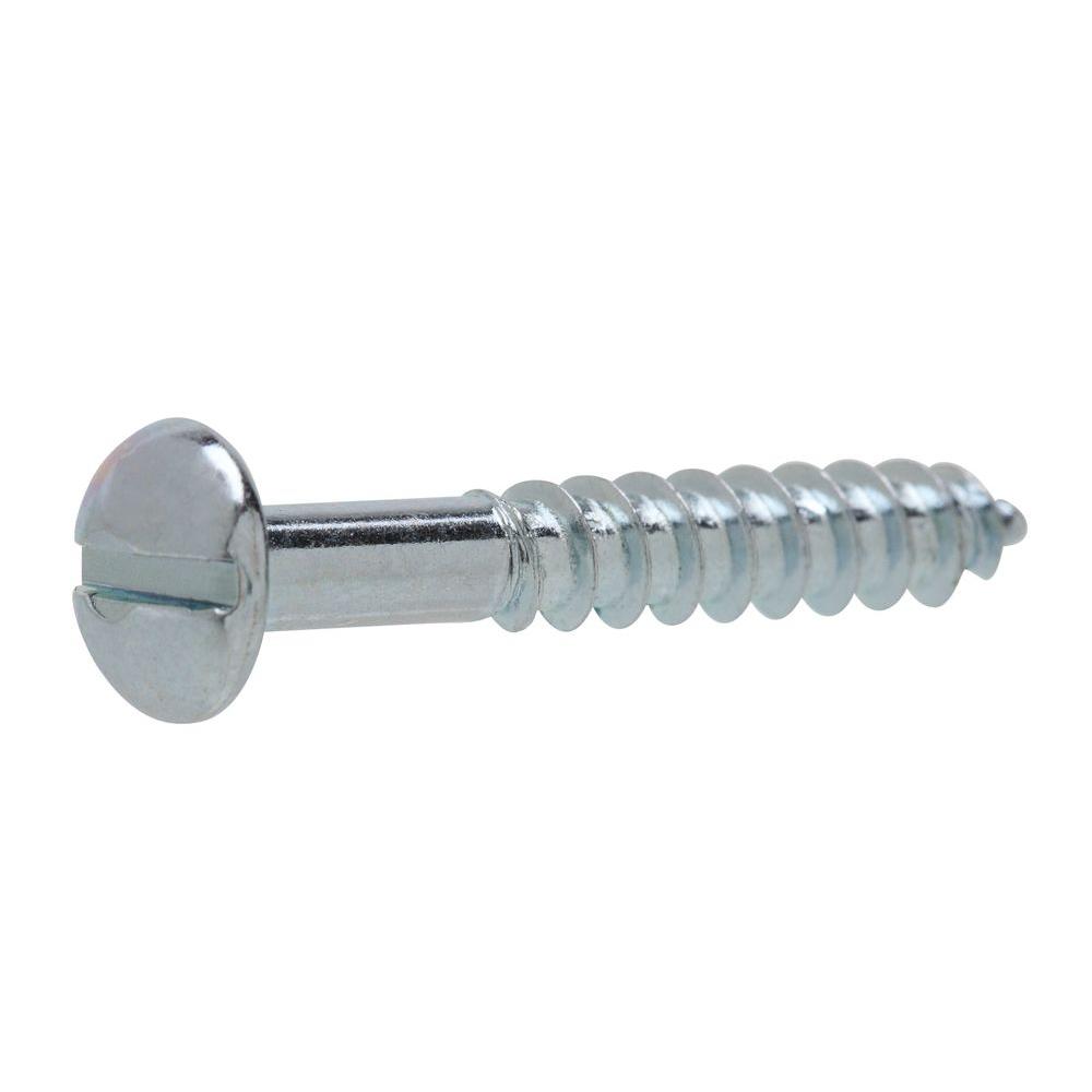 Solid brass slotted roundhead wood screws No.2 x 3//8/" Pack of 40