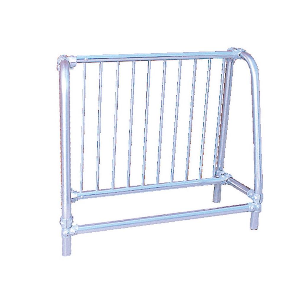 Ultra Play 5 ft. Galvanized Commercial Park Single Sided Bike Rack