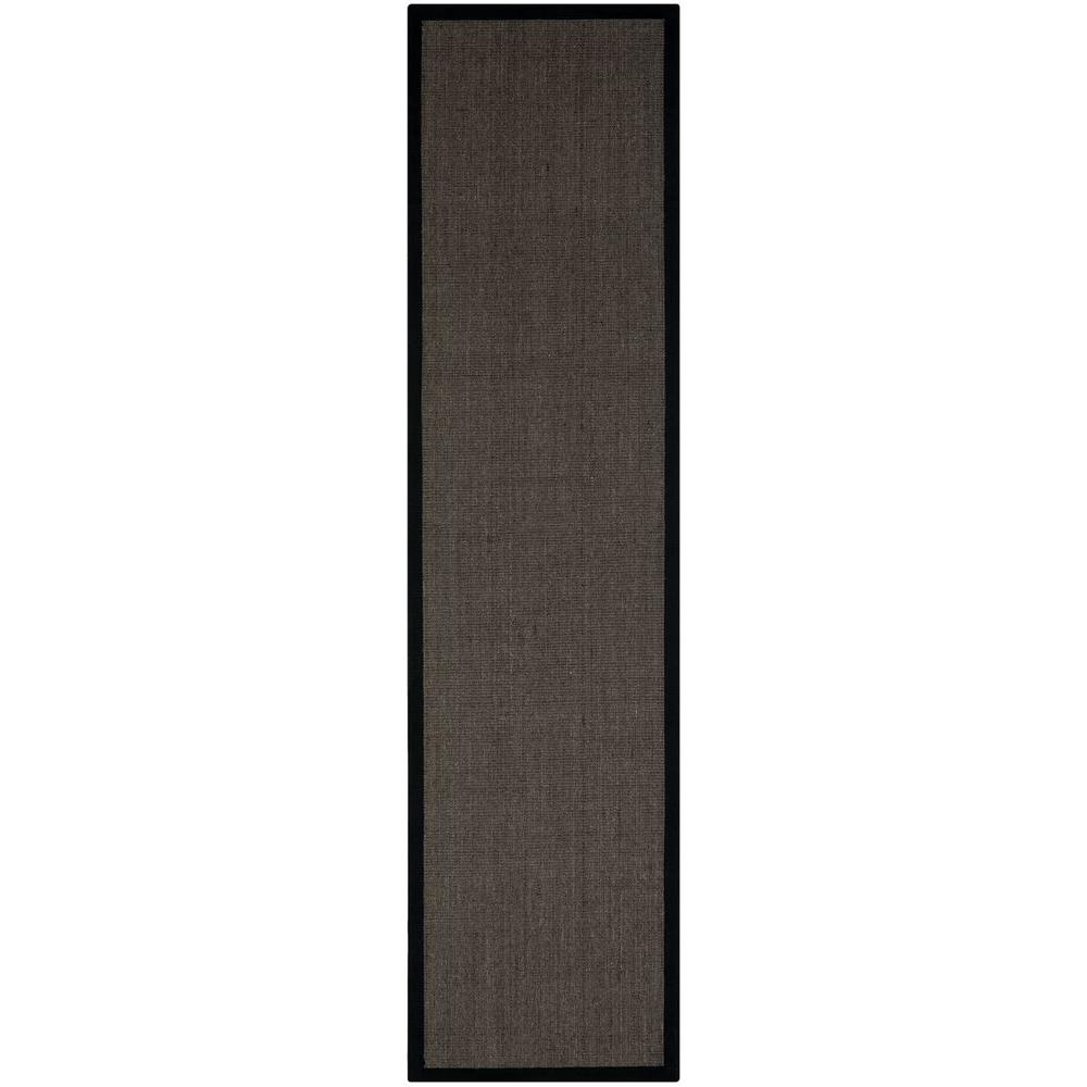 Safavieh Natural Fiber Charcoal 2 Ft 6 In X 18 Rug Runner Safavieh Natural Fiber Charcoal 2 Ft 6 In X 18 Rug Runner