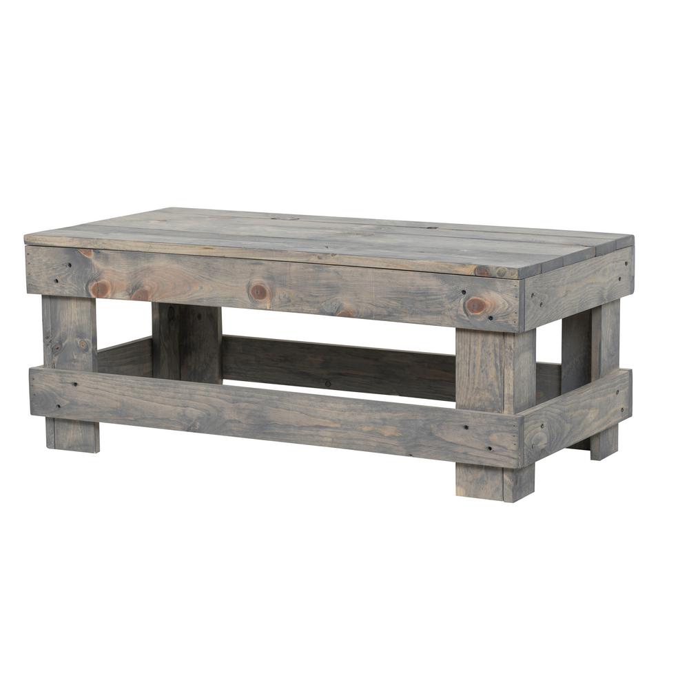Del Hutson Designs Landmark 39 In Gray Medium Rectangle Wood Coffee Table Dhd1261gr The Home Depot - Grey Wood Coffee Table Del Hutson Designs Landmark 39 In Gray Medium Rectangle Wood Coffee Table Dhd1261gr The Home Depot - Grey Wood Coffee Table